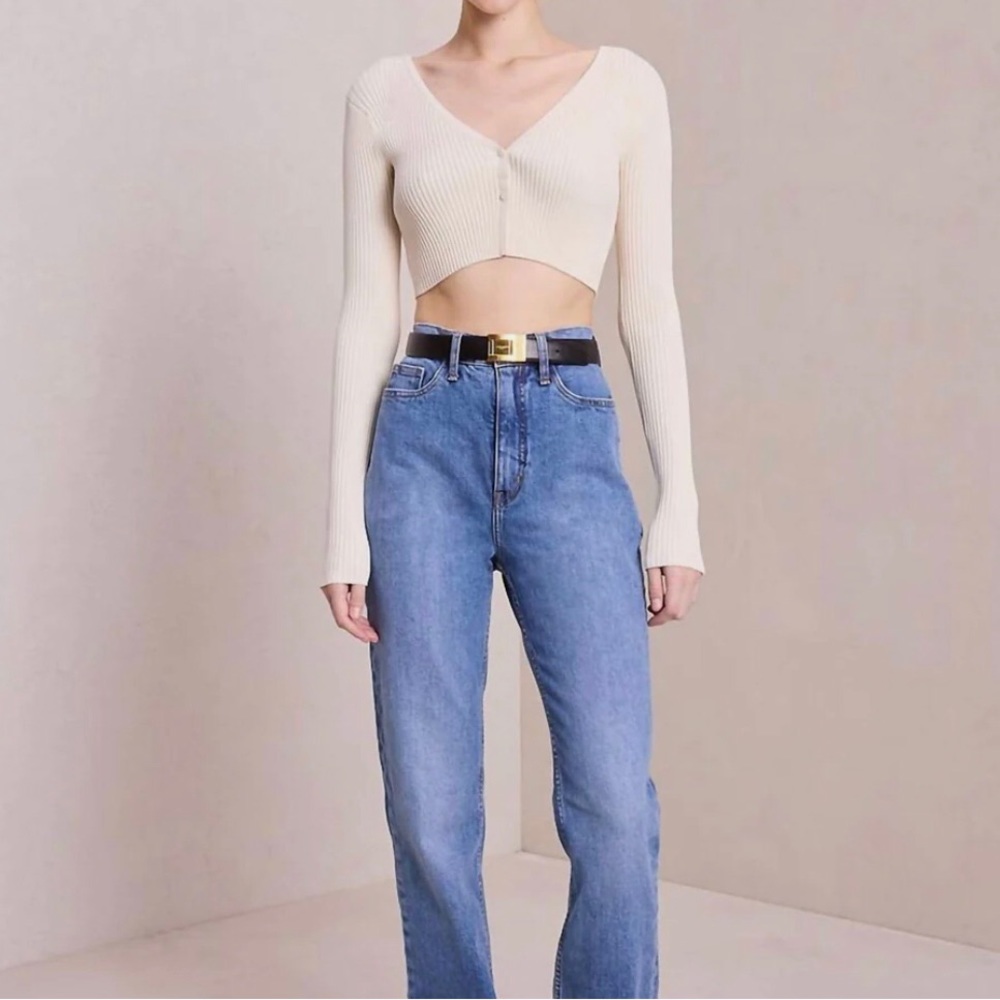 A.L.C. Hallie Cardigan In Oatmilk - NWT